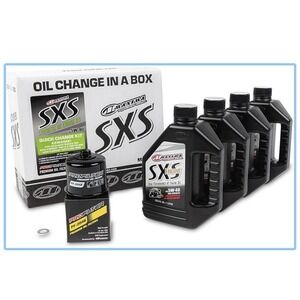 Maxima SXS Synthetic Oil Change Kit 5W-40 4L Kawasaki Teryx Teryx4 KRX UTV